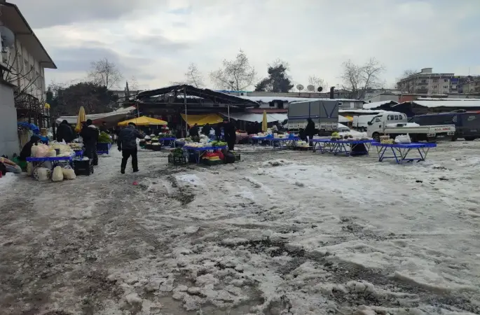 Ordu’da Kar Çarşamba Pazarını Vurdu! Esnaf Mağdur