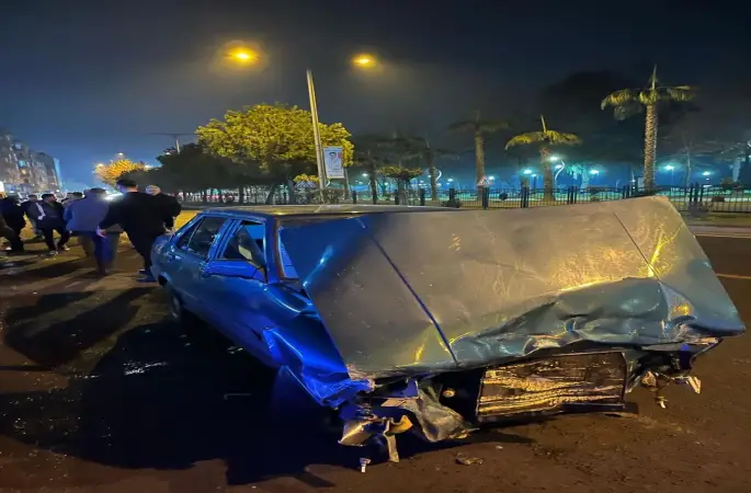 Ordu'da Kontrolden Çıkan Araç Park Halindeki Dört Araca Çarparak Durabildi
