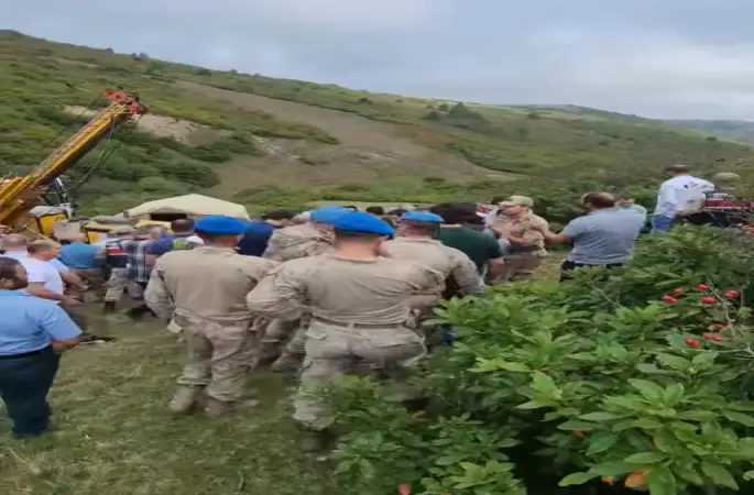 Ordu'da Maden Arama Çalışması Tepkilerle Karşılandı! Vatandaşlar Ayaklandı, Yaylada İzdiham Yaşandı!