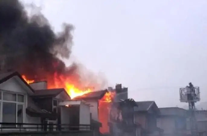 Ordu'da Tarihi Binada Yangın