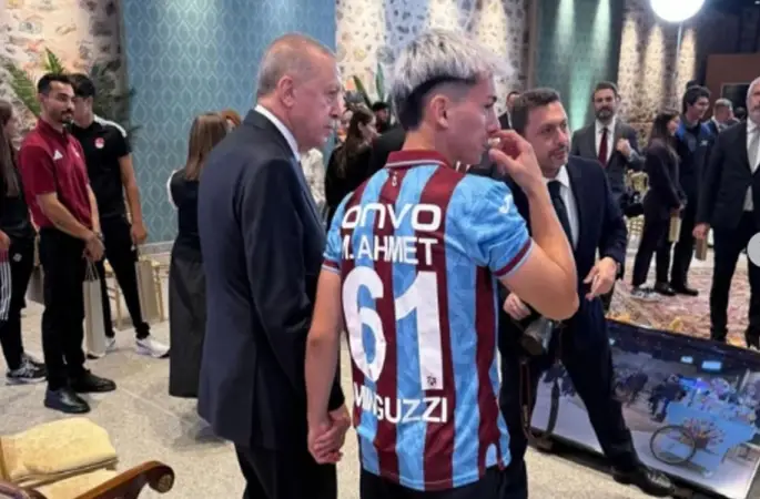 Ordulu Futbolcu Cumhurbaşkanı'nın Programında Minguzzi’yi Unutmadı
