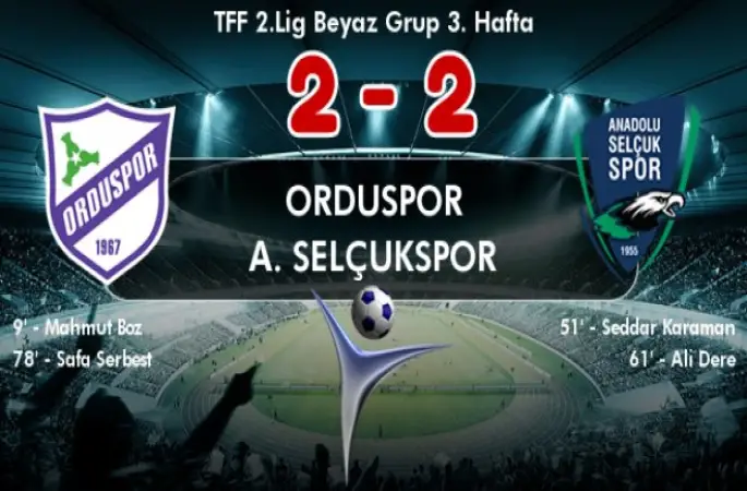 Orduspor! hayal kırıklığı yaratıyor