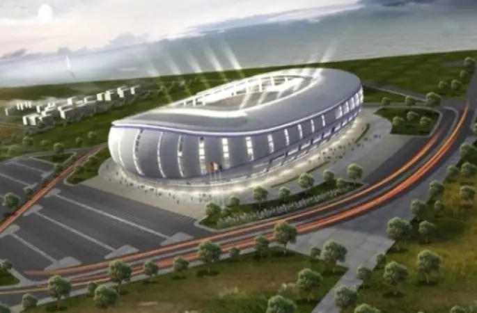 Ordu'ya Yapılan Yeni Stadın Yüzde 45'i Tamamlandı