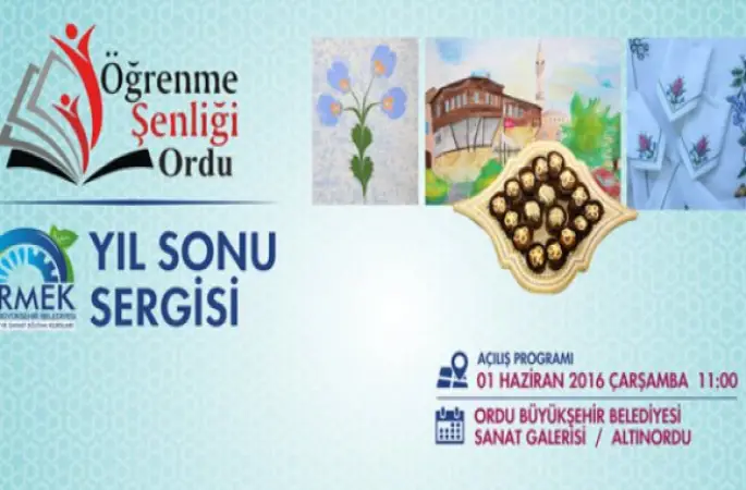 ORMEK YIL SONU SERGİSİ AÇILIYOR