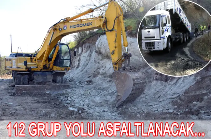 112 GRUP YOLU ASFALTLANACAK