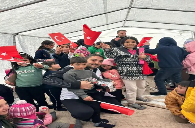 Sen1Ordusun Vakfı Çocuklara Tebessüm Oldu