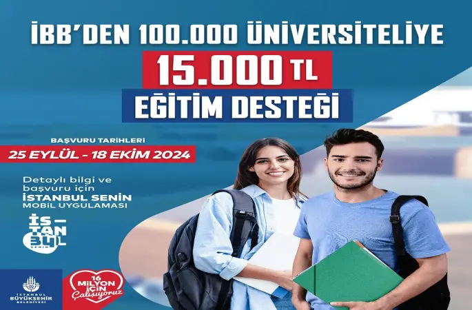 Son dakika! İBB'nin 100 bin öğrenciye sağladığı eğitim desteği başvuruları başladı