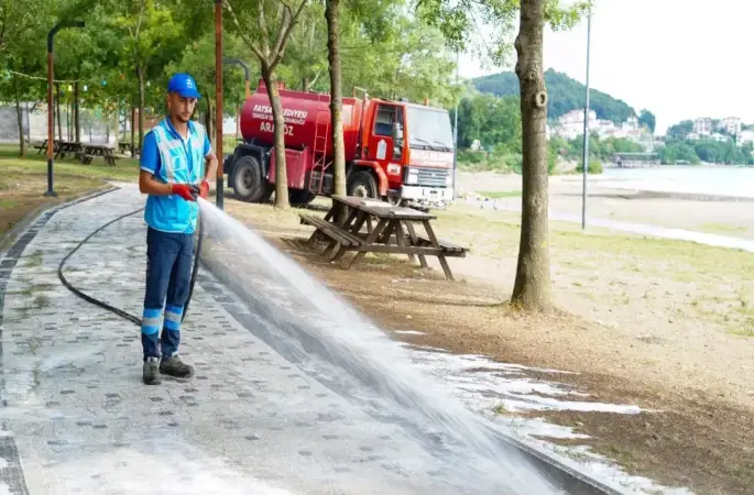 Tertemiz Fatsa İçin Gece Gündüz Sahadalar
