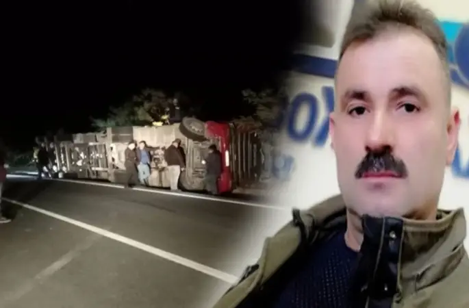 TIR Kazasında Şoför Hayatını Kaybetti