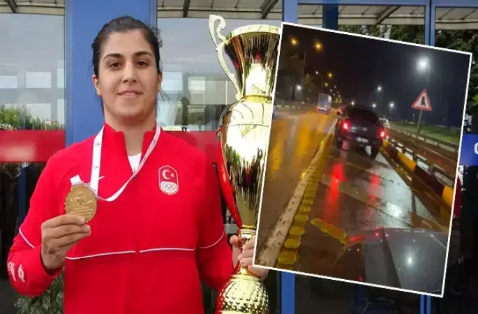 Trafik Magandası Olimpiyat Şampiyonu Busenaz Sürmeneli'ye Tokat Attı!