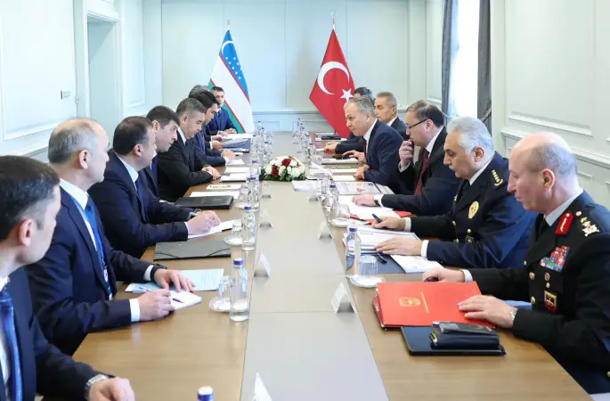 Türkiye ile Özbekistan Arasında Göç ve Güvenlik Alanında İş Birliği Güçleniyor