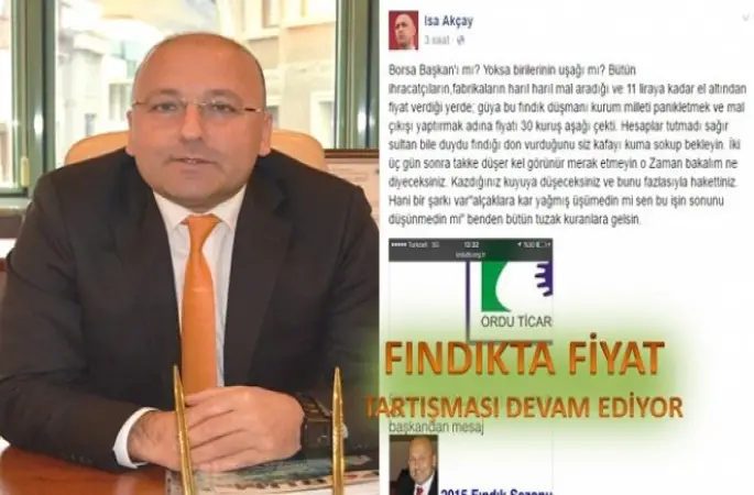 TV PATRONU BORSA BAŞKANINI HEDEF ALDI