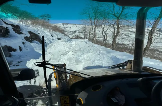 Ulubey Belediyesi Karla Mücadelede Çalışmalarını Sürdürüyor