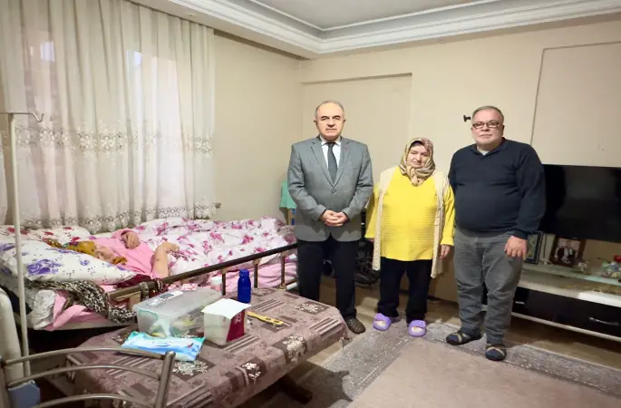 Vali Erol, Engelli Ailelerine Verdiği Sözü Yerine Getirdi