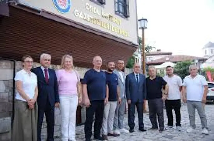 Vali Muammer Erol’dan Ordu İnternet Gazetecileri Derneği’ne Ziyaret